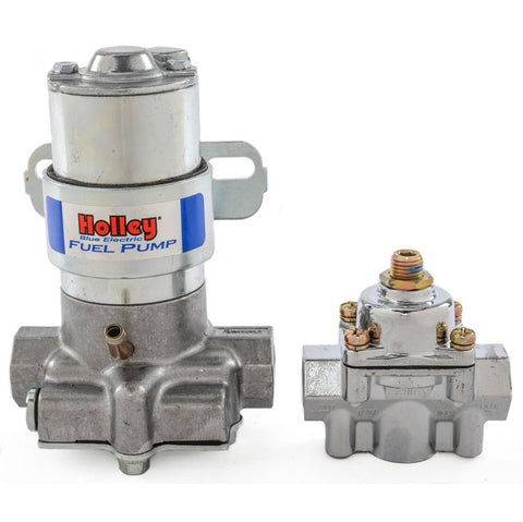 Fuel Pump - Holley Blue Pump 110 GPH Free Flowing Pre-set at 14 PSI