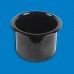 Cup Holder Spun Aluminum- Large(3-3/4")