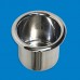 Cup Holders Spun Aluminum- Small(3")