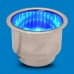CUP HOLDERS STAINLESS STEEL LED MULTI COLOR LIGHT
