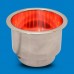 CUP HOLDERS STAINLESS STEEL LED MULTI COLOR LIGHT
