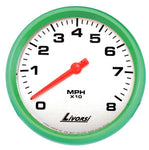AA Livorsi - Dry 4-5/8" Mega or Race Series Pitot Operated Speedometer