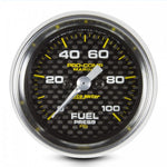 AutoMeter Carbon Fiber Pro Comp Marine Fuel Pressure 0-100psi