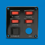 SWITCH PANEL-4 SP,1 DP,IGN