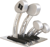 CONTROLS - LIVORSI MARINE ARCHED FOUR HANDLE THROTTLE SHIFTER