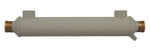 Oil Cooler - 2" Diameter, 16" Length, 1-1/4"Hose Connection