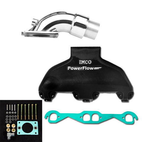 IMCO PowerFlow Small Block Manifold and "SA" Riser Kit (Sold in pairs)