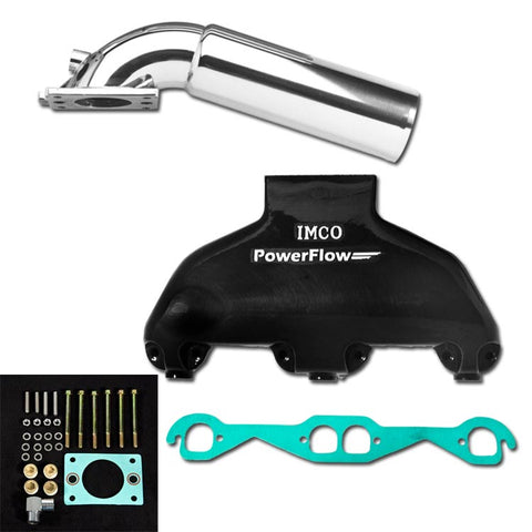 IMCO PowerFlow Small Block Manifold and "A" Riser Kit (Sold in pairs)
