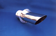 Exhaust Tip, Long Tip - Angled Cut