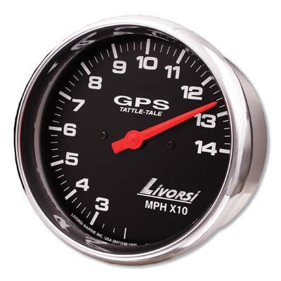 AA Livorsi - 3-3/8"or 4-5/8 Mega or Race Series GPS Speedometer Gauge Only