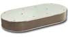 Flame Arrestor Extreme Custom Billet - Dual 4150 / Demon Series Oval With 8-5/8" Centers, 2" Tall