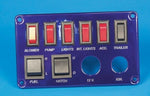SWITCH PANEL-6 SP,2 DP,IGN,12V