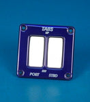 SWITCH PANEL RECESSED DUAL