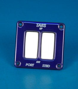 SWITCH PANEL RECESSED DUAL
