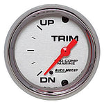 AutoMeter Chrome Ultra Lite Marine: Trim Gauges