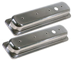 Valve Covers Small Block Chevy Aluminum Center Bolt  - Stock Height (2-9/16" tall with bolts)