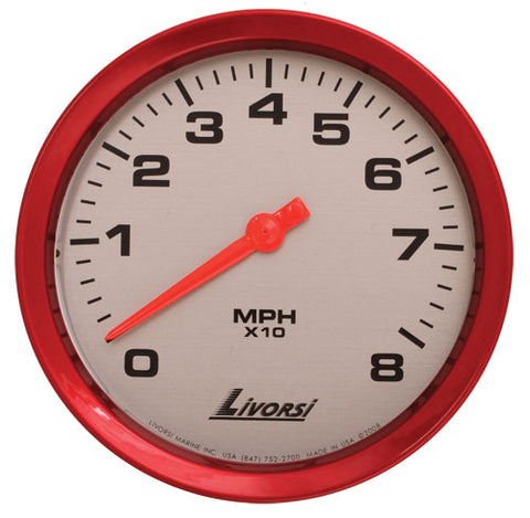 AA Livorsi - Dry 4-5/8" Mega or Race Series Pitot Operated Speedometer