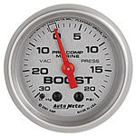 AutoMeter Platinum Mechanical Boost / Vacuum Gauge