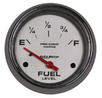 AutoMeter Platinum Fuel Level 240-33 ohm (does not include sender)