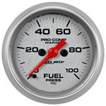 AutoMeter Platinum 0-100 PSI Fuel Pressure Gauge