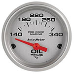 AutoMeter Platinum Electric Oil Temperature 140-300F degrees