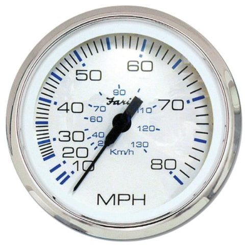 Faria Chesapeake Series Speedometer, Black or White