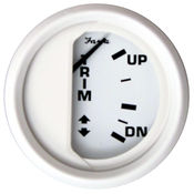 Faria 2" Dress White Series Trim Gauge