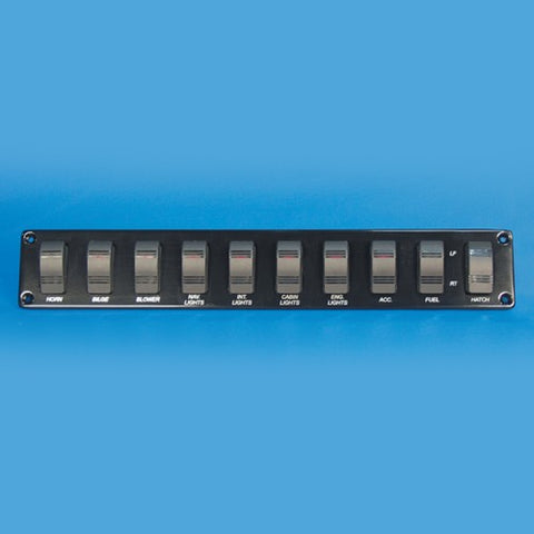 SWITCH PANEL- TEN CARLING SWITCHES
